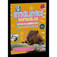 Bfs Etkileyici Hayvanlar Çıkartmalı Aktivite Kitabı Boyama-Katlama-Kesme
