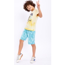 Rolypoly Erkek Çocuk Sarı Bermuda Takım