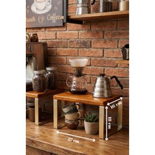 Myend Büyük Dolap Içi Düzenleyici Raf, Bardak Rafı, Düzenleme Rafı