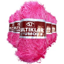 Saltıklar 5 Adet Yumoş Sakallı El Örgü Ipi Yünü 16