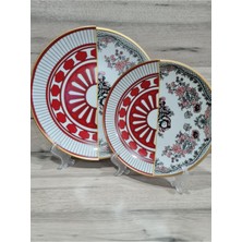 Fermato Apollo-6 Kişilik Çift Desenli Pasta ve Servis Seti