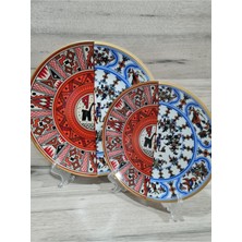 Fermato Nora- 6 Kişilik Çift Desenli Pasta ve Servis Seti