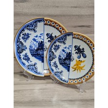 Fermato Hybrıd-1 -6 Kişilik Çift Desenli Pasta ve Servis Seti