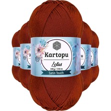 Kartopu 5 Adet Bikini Büstiyer Bluz Örgü Ipi K834 Taba