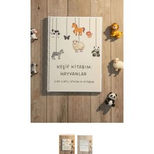 Keşif Kitabım Hayvanlar Cırt Cırtlı Etkinlik Kitabım