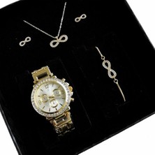 Anneler Günü Hediye Saat Kombini Kadın Saat Seti Sevgiliye Hediye Kolye Küpe Bileklik Seti Doğum Günü Hediyesi Bayana Hediye