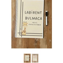 Labirent Bulmaca Yaz- Sil Kitabı