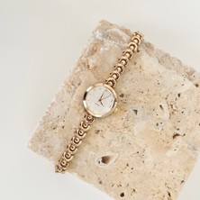 Vesce Atelier Avelay Gold Saat Beyaz