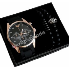 Erkeğe Hediye Kol Saati Erkek Saat Bileklik Kombini Sevgiliye Hediye Seti Sevgililer Günü Hediyesi