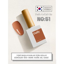 Daily Gel Modern Line Kalıcı Oje – Dy-51 Caramel Nude (Led/Uv Uyumlu)