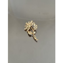 Lüx Wood Wood ve Erşah – Altın Renkli Figürlü Broş Koleksiyonu (Taç, Burç ve Daha Fazlası) Model 14