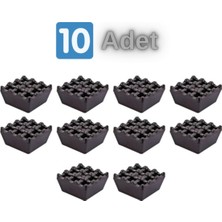 10'lu Yuvarlak Melamin Küllük Seti, Dayanıklı ve Şık Tabağlar