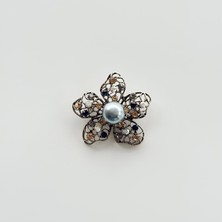 Vesce Atelier Taşlı Büyük Incili Broş