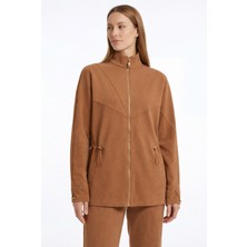 Maq Design Boss Dik Yaka Fermuarlı Kadın Ceket