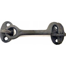 Marsilyan Antika Tarz Dekoratif Pirinç Maymuncuk Çengeli - 8,5cm, Oksit