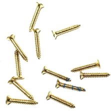 Marsilyan Klips, Menteşe, Ayak, Ağaç, Sunta Vidası 2,2X13 mm - Sarı 1000 Adet