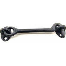 Marsilyan Antika Tarz Dekoratif Pirinç Maymuncuk Çengeli - 13CM, Oksit