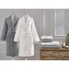 Özdilek Mıstıco Gri-Krem Aile Seti