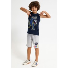 Rolypoly Erkek Çocuk Lacivert Bermuda Takım