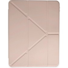 Marsilyan iPad Pro 11 (2024) Kılıf Kalemlikli Mars Tablet Kılıfı - Rose Gold