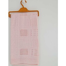 Baby Center Organik Triko Panel Battaniye Pembe