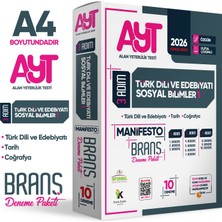 İnformal Yayınları 2026 Yks Ayt Türk Dili ve Edebiyatı-Sosyal Bilimler 1 Manifestosu Branş Deneme Paketi 10lu Çözümlü
