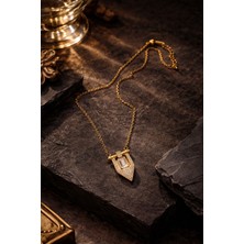 Solène Arrow Zirkon Taşlı Çelik Kolye