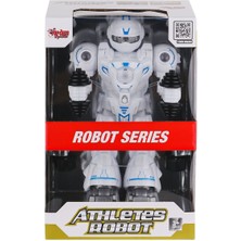 DF-6026 Işıklı ve Müzikli Hareketli Atletik Sporcu Robot -Vardem Oyuncak