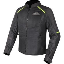 Ls2 Breeze Siyah-Neon Sarı Yazlık Motosiklet Montu