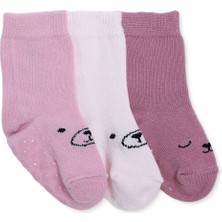 Hellobaby Hellobaby Kız Bebek 3lü Kaydırmaz Çorap Yok