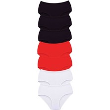 Miray Life 7 Adet Tutku Kadın Yüksek Bel Bato Kalın Lastik Külot S13