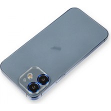 Marsilyan iPhone 12 Metal Kamera Lens Koruma Cam - Mavi