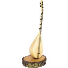 El Yapımı Mini Bağlama, Masaüstü Dekoru, Şık ve Zarif Tasarım