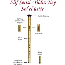 Elif Serisi Yıldız Ney, Sol El Üstte, Geleneksel Müzik Aleti