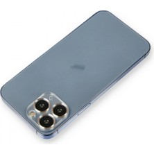 Marsilyan iPhone 11 Pro Max Metal Kamera Lens Koruma Cam - Gold