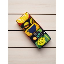 G Socks 5'li Rengarenk Yiyecekler Desenli Renkli Çorap Seti