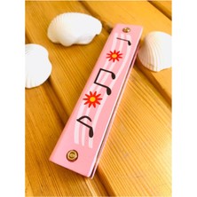 Renkli Notalı Ahşap Mızıka, Zarif ve Keyifli Müzik Aleti