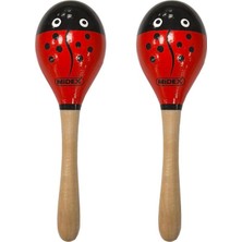 Ağaç Marakas Seti, 2 Adet, Profesyonel ve Dayanıklı Marakas Çift