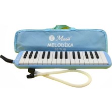 32K Melodika Mavi Pastel Sağlıklı Çanta ile Keyifli Müzik Deneyimi