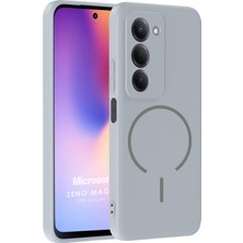 Microsonic Xiaomi Redmi 15 Kılıf Zeno Magsafe Gri
