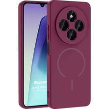 Microsonic Xiaomi Redmi A4 Kılıf Zeno Magsafe Mürdüm
