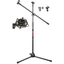 Yüksek Kaliteli Mikrofon Standı ve Shock Mount Seti, Profesyonel Ses Için