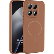 Microsonic Xiaomi 15T Kılıf Zeno Magsafe Kahverengi