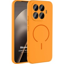 Microsonic Xiaomi 15T Pro Kılıf Zeno Magsafe Turuncu