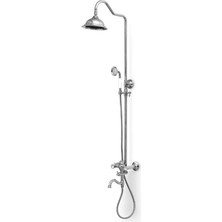 Orka - Topkapı Tepe Duş Seti Krom - TP1477S