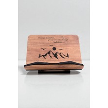 Ahşap Masaüstü Kitap ve Tablet Okuma Standı Rahlesi