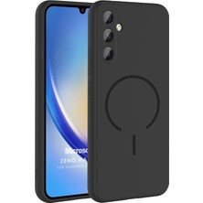 Microsonic Samsung Galaxy A34 Kılıf Zeno Magsafe Siyah