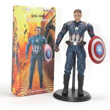 Marsilyan Civil War Kaptan Amerika Figürü