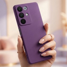 Caseonn Realme C85 5g Kılıf Esnek Yumuşak Mat Silikon Mor