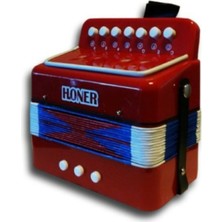 Kırmızı Renkli Ufak Akordiyon, Pratik ve Şık Tasarım